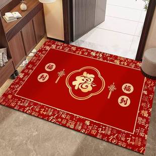 款 加2052新 厚款 中式 家用防滑入户门垫吸水耐脏 硅藻泥地JIL垫