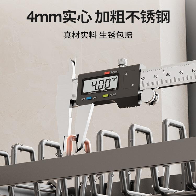 碗碟收纳架沥水篮碗F98HH75T厨碗盘碗筷放碗盘子双新款架不锈钢房