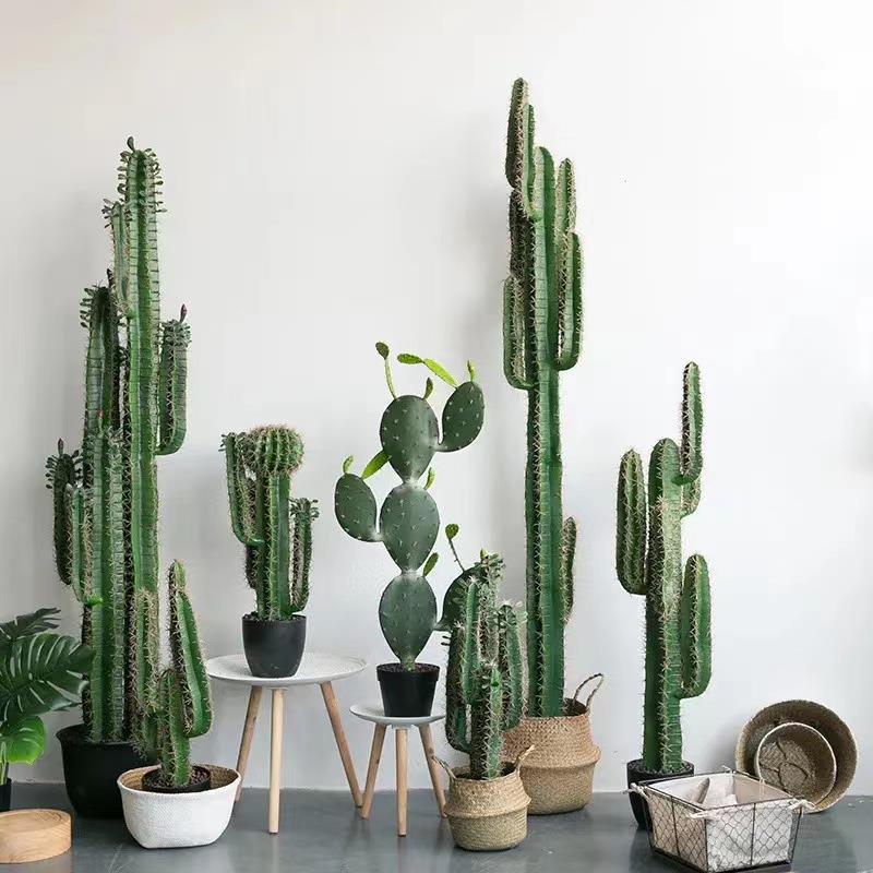 仿真仙人掌盆栽型植造景厂物家直仿销仿真绿植小摆件组001大合真