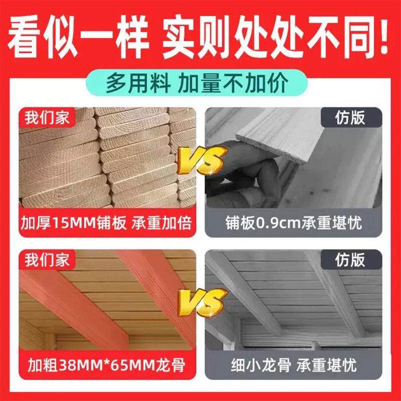 1858实木床卧室成套家具高架一体高低衣柜床上下楼床写字桌梯带衣