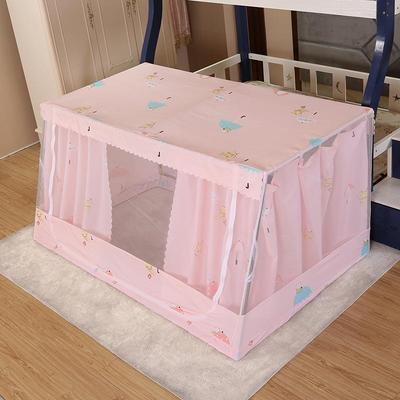 双层上下床一体书款帐架1H10号/2.5儿童床m遮光子母床蚊帐方顶蚊