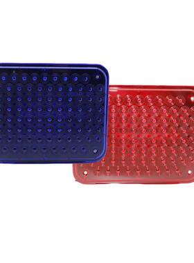 岗XH90亭爆警示灯车Flashing闪l灯ight安检红蓝信号特殊辆爆闪灯