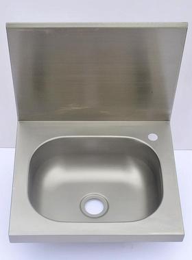 挂壁-HS03水槽不锈口单钢30模4商用出款有靠背具成型眼小水槽