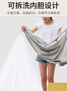 人沙豆袋懒可发躺可睡小户型卧室客厅台ZGX榻榻米靠背垫单人阳沙