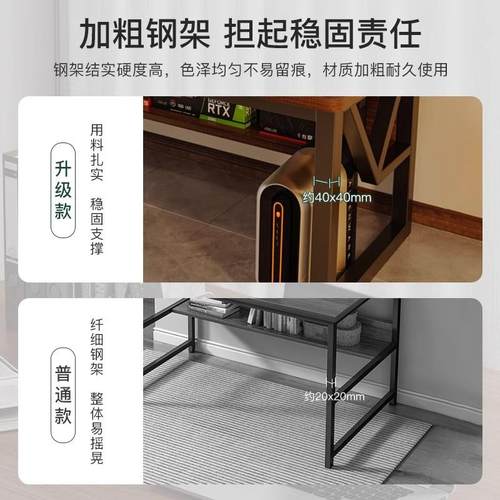 实木电方脑台式LXZ家用电竞桌椅桌子工作台长形卧桌室书简桌约办