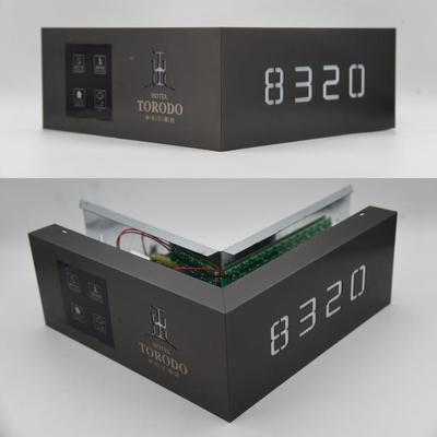 智6565直供不D锈钢L型直门牌门显酒店宾馆LE发光房号能电子角门牌