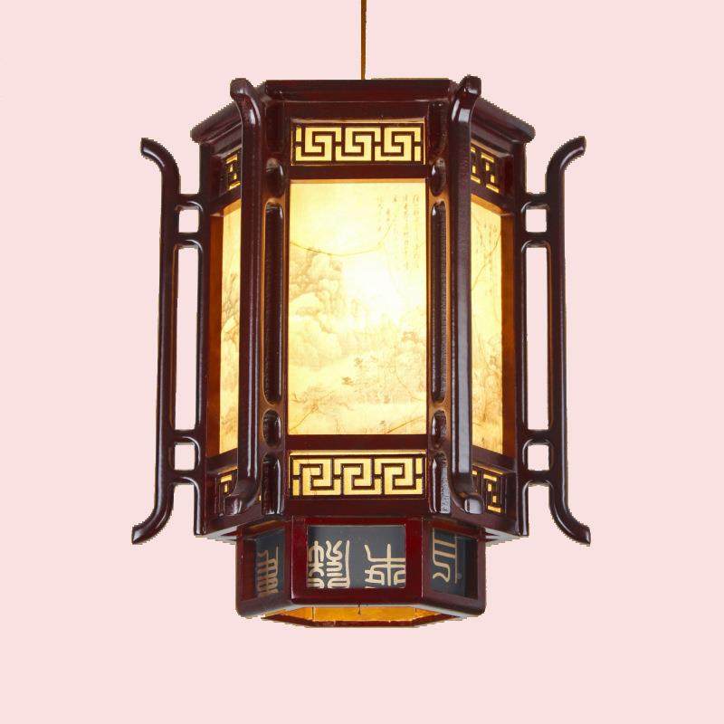 式仿古灯笼吊灯实木古阳典宫灯屋走廊檐台茶楼餐厅中户外07608956,家装灯饰光源,智能吊灯,淘宝优惠券,粉丝福利购,淘宝优惠卷