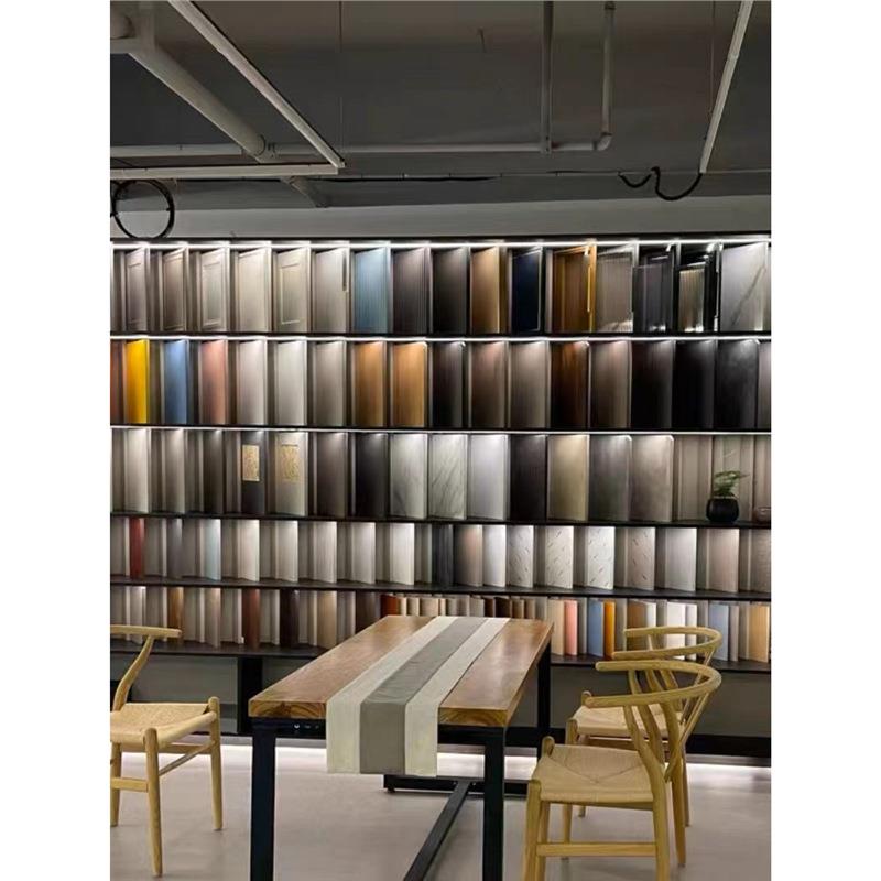 色板色卡亚克力展示架玻璃样品瓷砖石材样块展架橱柜门板生态板架