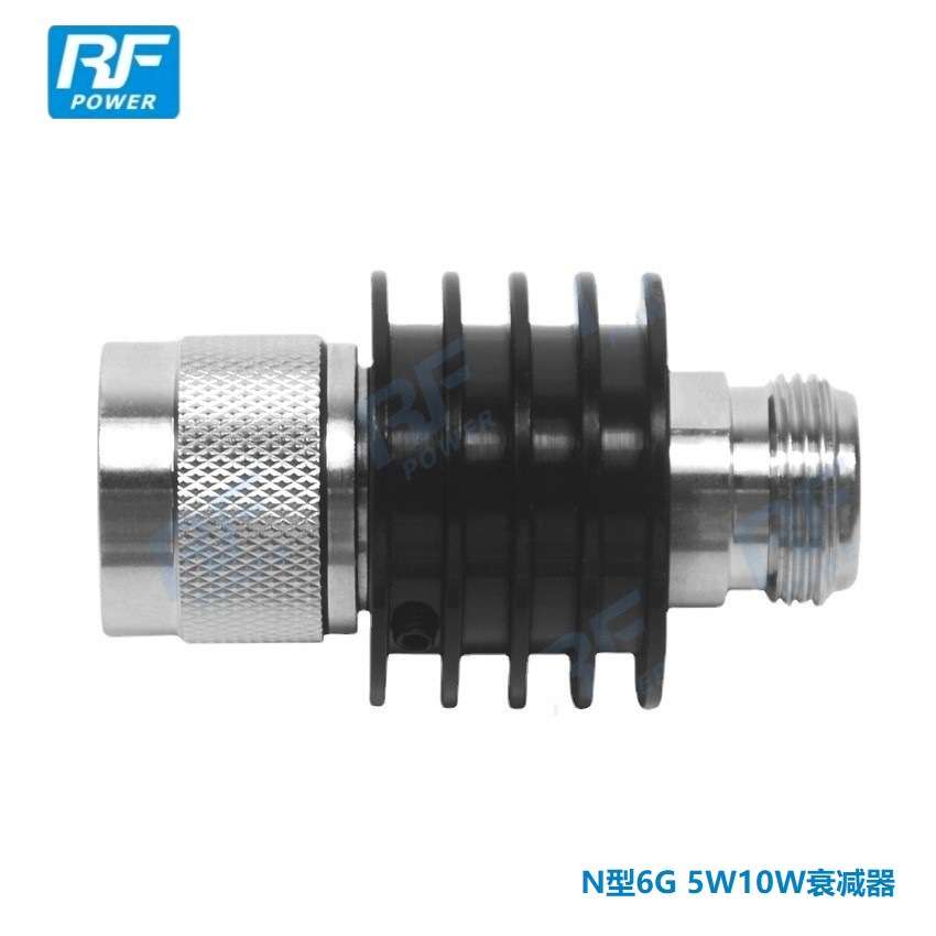 N型滚花螺套连接器5W10W衰减器6G射频连接器3dB6dB20dB30dB衰减器