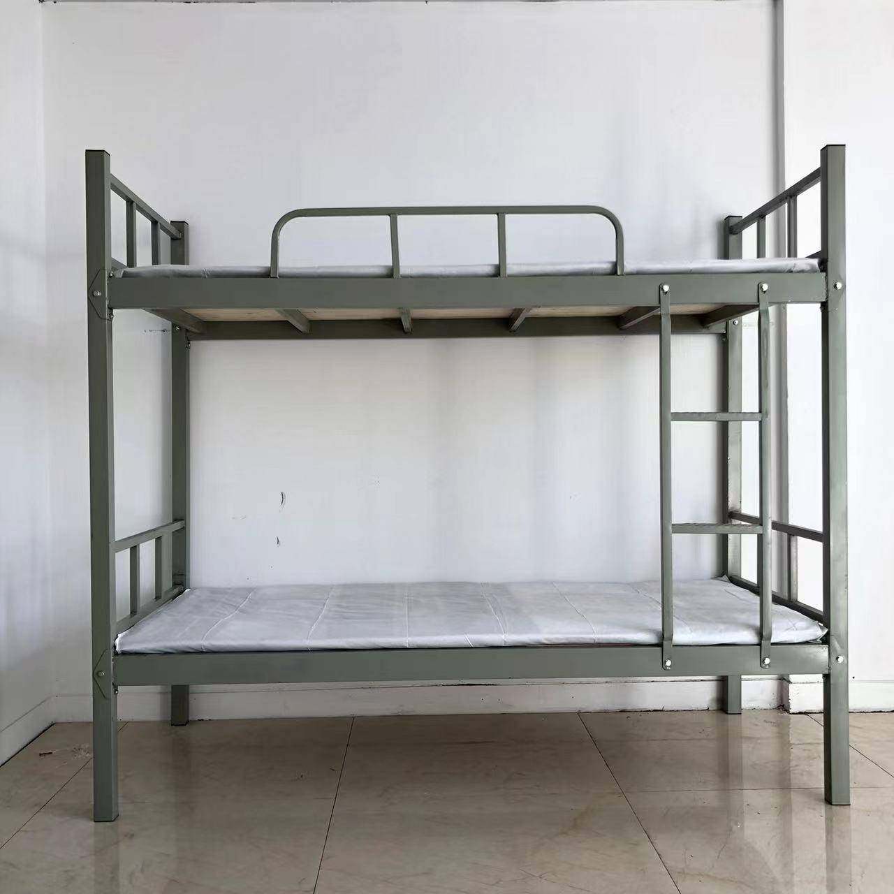 铁艺床高低床子母床铁床1.9米架子床上下铺工地床员工宿舍床