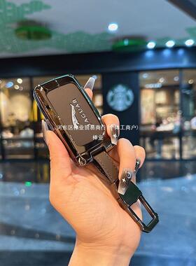 适用于捷豹xfl钥匙套XEL皮革fpace金属XJLftype男epace壳扣棒业