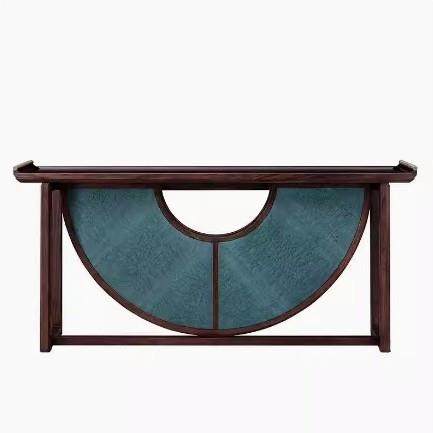 新中式实木隔断柜玄关台玄关柜长条桌靠墙走廊入户正对进门玄关