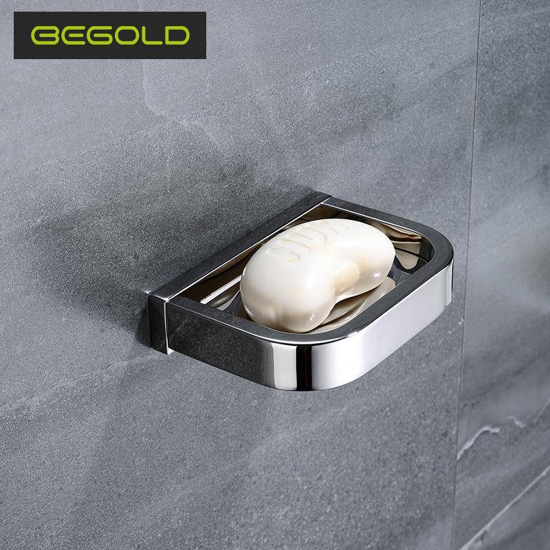 304不锈钢香皂盒肥皂架肥皂置物架壁挂式创意沥水皂网皂碟直销