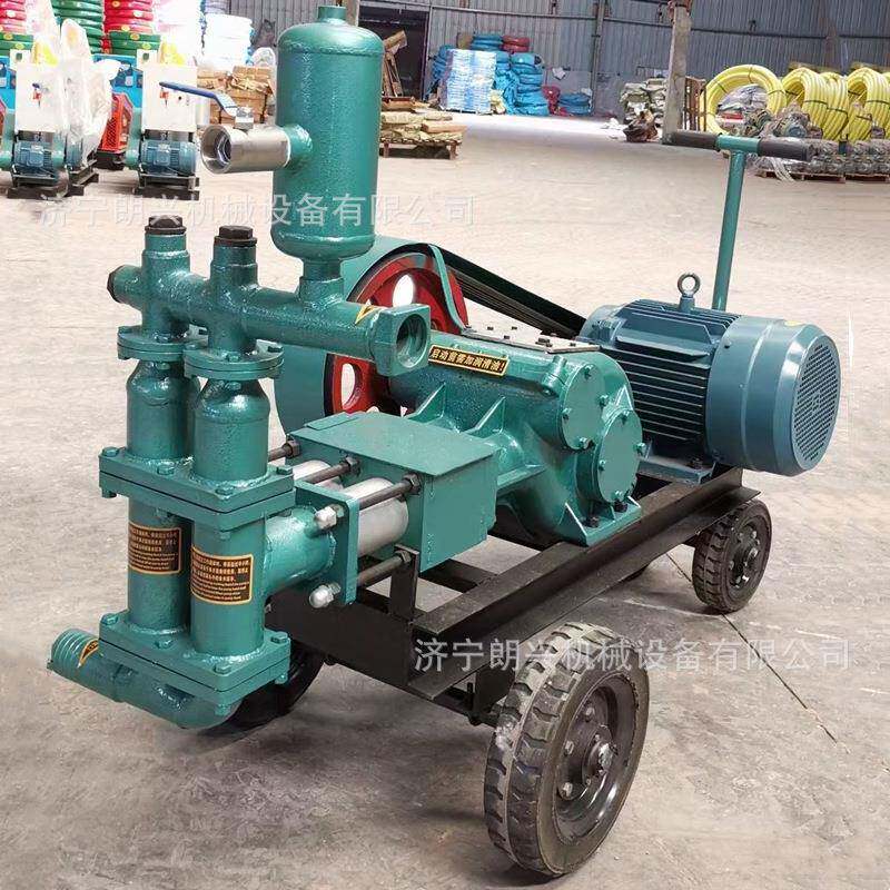 BW60-8型砂浆注浆泵电动7.5KW高压注浆泵单缸活塞往复式灰浆泵