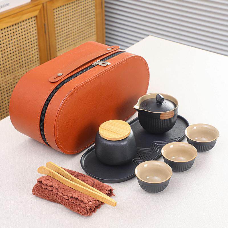 陶瓷茶水分离男办公室泡茶壶茶杯套装家用小单壶便携户外旅行茶具,特色手工艺,其他特色工艺品,淘宝优惠券,粉丝福利购,淘宝优惠卷