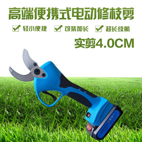 可携式电动修枝剪电动剪子充电式锂电剪刀园林果园修枝剪工具