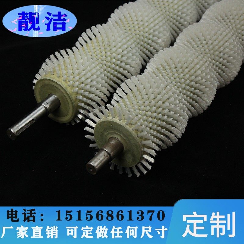 工业毛刷辊尼龙丝果蔬食品清洗毛刷猪鬃刷滚筒毛刷轮钢丝刷辊定制,五金/工具,羊毛刷,淘宝优惠券,粉丝福利购,淘宝优惠卷