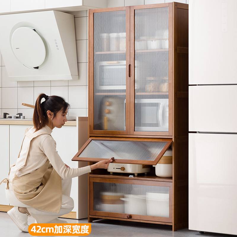 厨房置物架整理架调料架子收纳架厨房用品家用置物架餐边橱柜多层