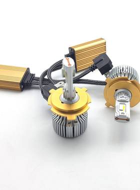 H4 H19 LED大灯汽车大灯高亮解码LED headlamp 80W luces led 24v