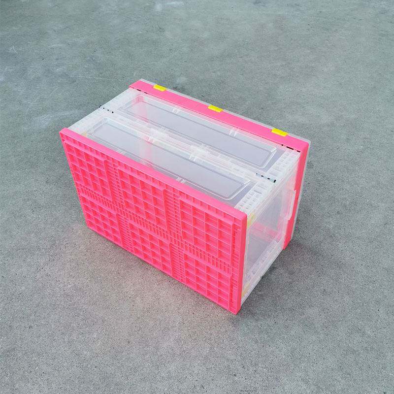 大号周转箱 600-340加厚塑料折叠箱 水果蔬菜运输通用包装折叠箱