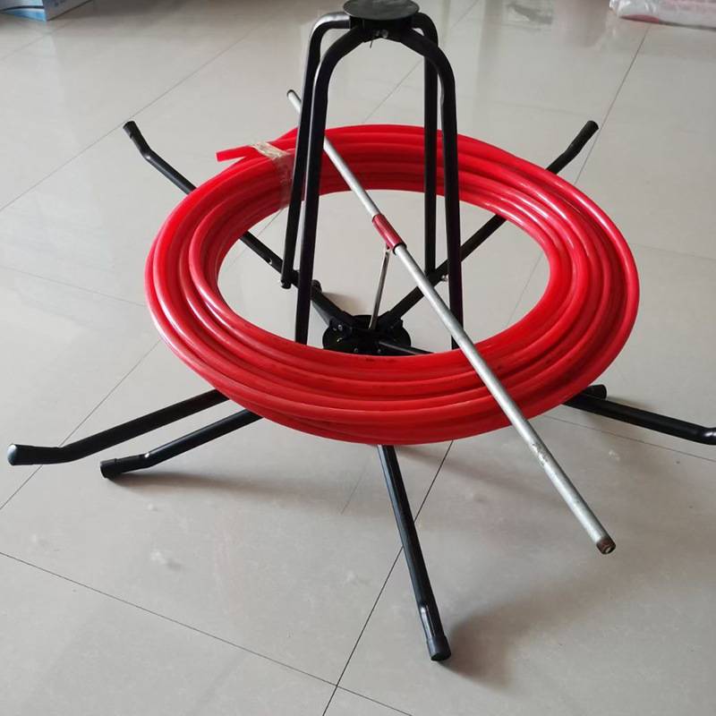 轴承款放管器加强型辅材设备盘管器架子静电喷塑双轴承地暖放管器