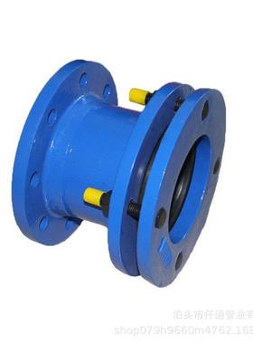 球墨铸铁甲管伸缩器伸缩速甲压兰甲法兰甲管伸缩节DN150200100