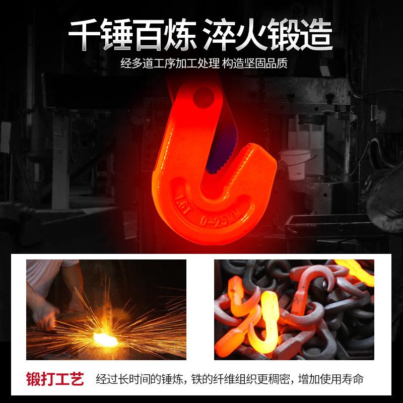 板夹子JHF吊钳双板铁钢板具夹吊吊吊钩夹具板钩子平吊模锻单板起