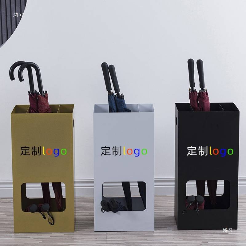雨伞桶商用酒店大堂门口创意多功能收纳架子店铺雨伞架可定 制