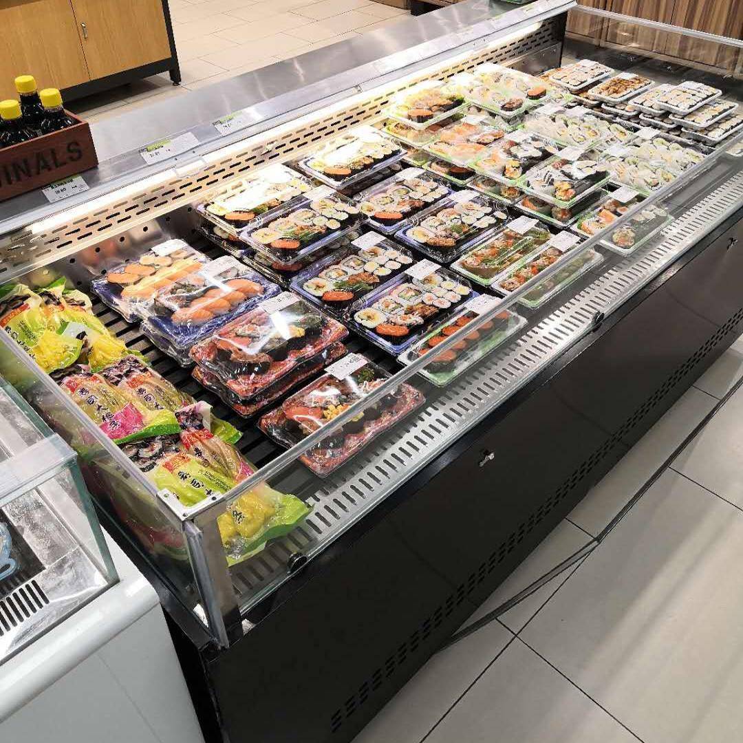 寿司柜冷鲜肉展示柜商用超市生肉冷藏保鲜柜鲜肉柜蛋糕展示柜风冷