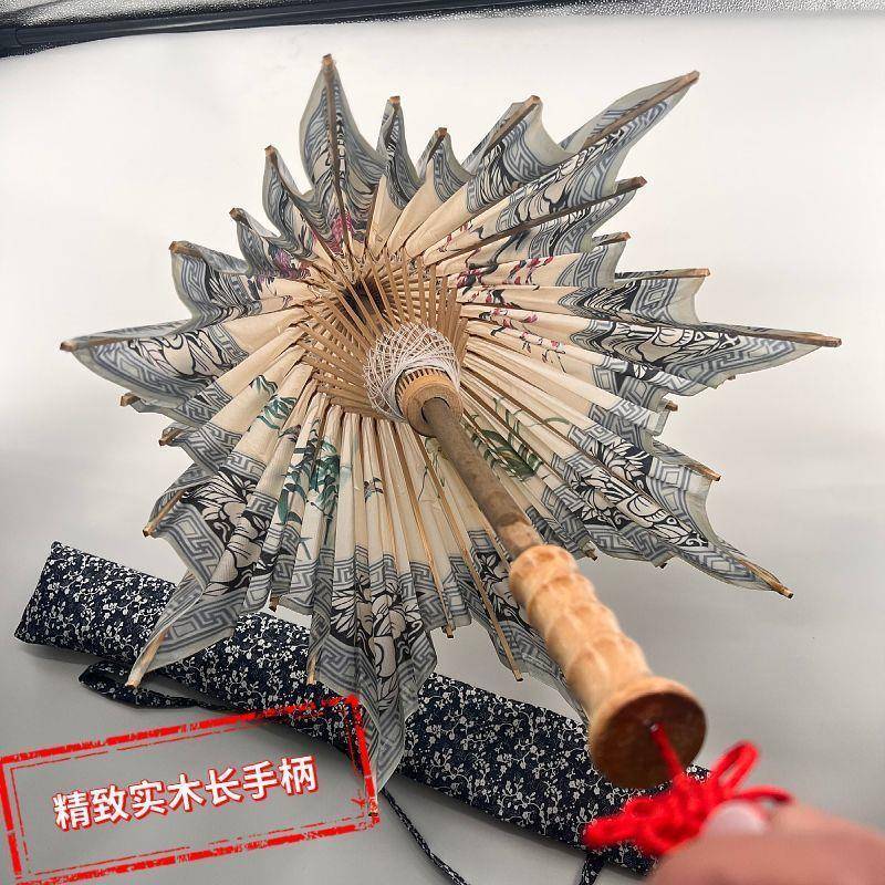 八角异形油纸古风防晒汉服拍照摄影道具装饰摆件工艺品