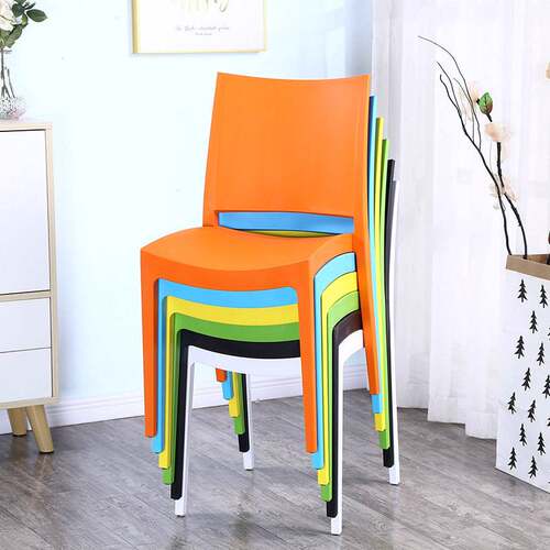 靠背塑料椅餐椅家用现代简约成人外贸款高强度椅子酒店椅办会议椅