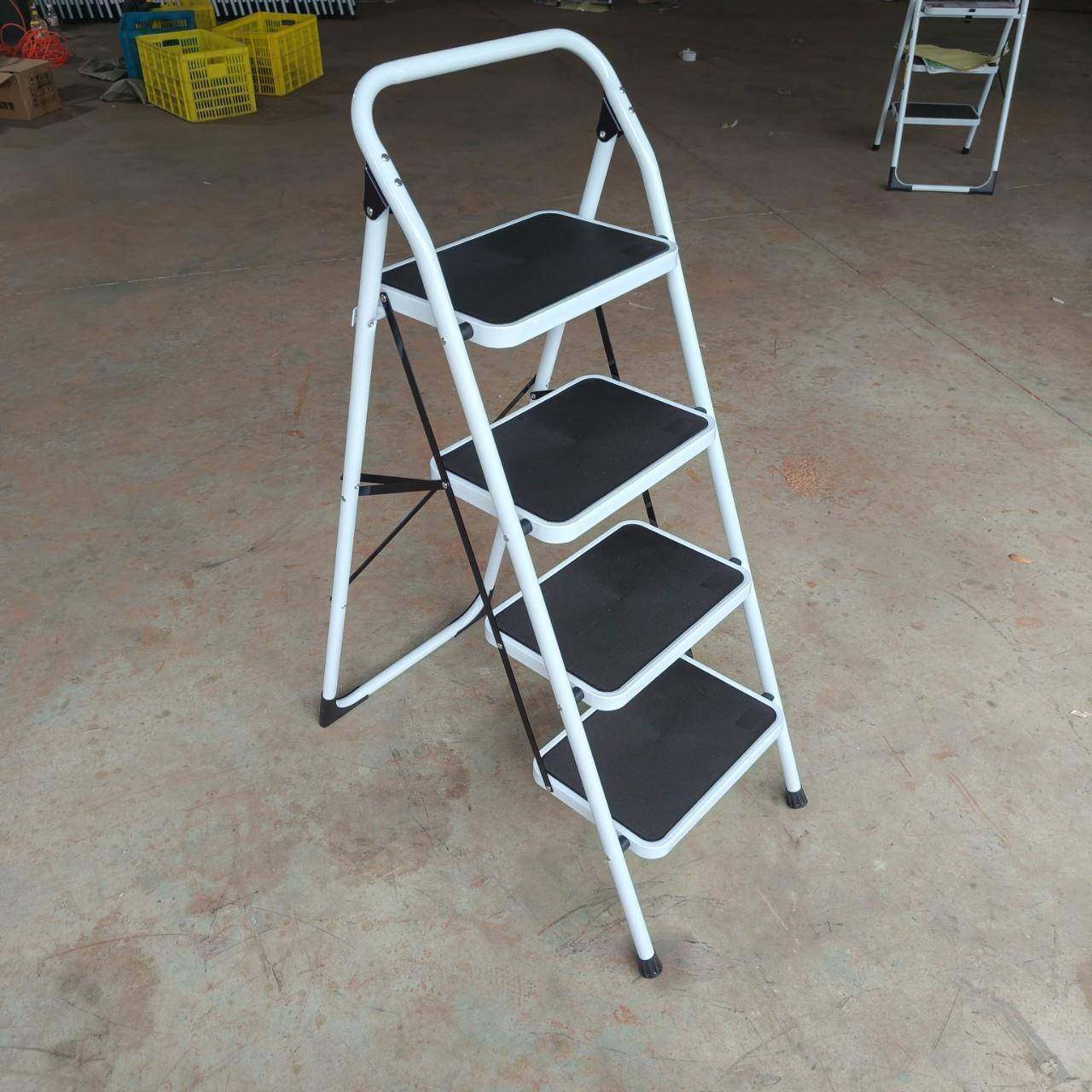 便携式家多用折叠梯子2-3步功能铁50X梯钢管扶梯登防滑高梯重型
