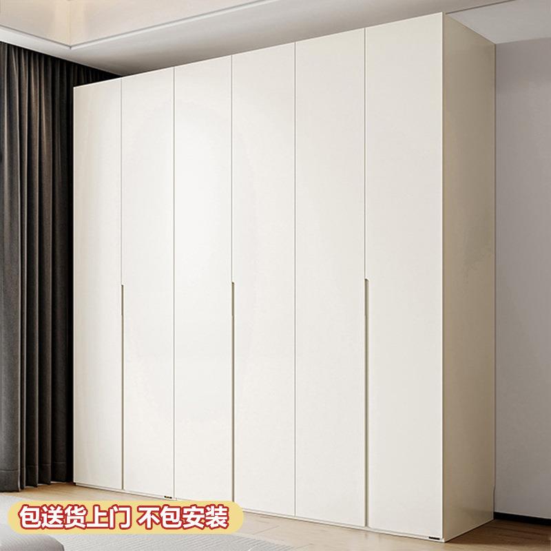 实木衣柜家用卧室对开门挂衣区多包邮整体衣柜家用卧室奶油风