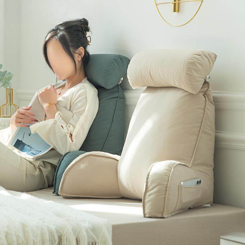 床头软包大靠背垫床上靠枕护颈靠垫抱枕宿舍学生简约沙发护腰枕头,居家布艺,抱枕被,淘宝优惠券,粉丝福利购,淘宝优惠卷