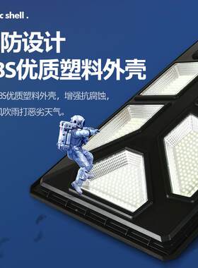 太明阳能钢铁侠外路灯户家用庭院灯具化工程款一体路灯农村LED照