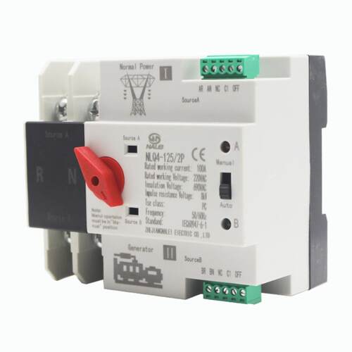 毫双电源自动转换开关22p100A812市电发电机20V秒级切换不电断英