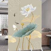 念中式 屏风隔断客厅折叠移动家用卧室卫生间进门遮挡办公室简易隔