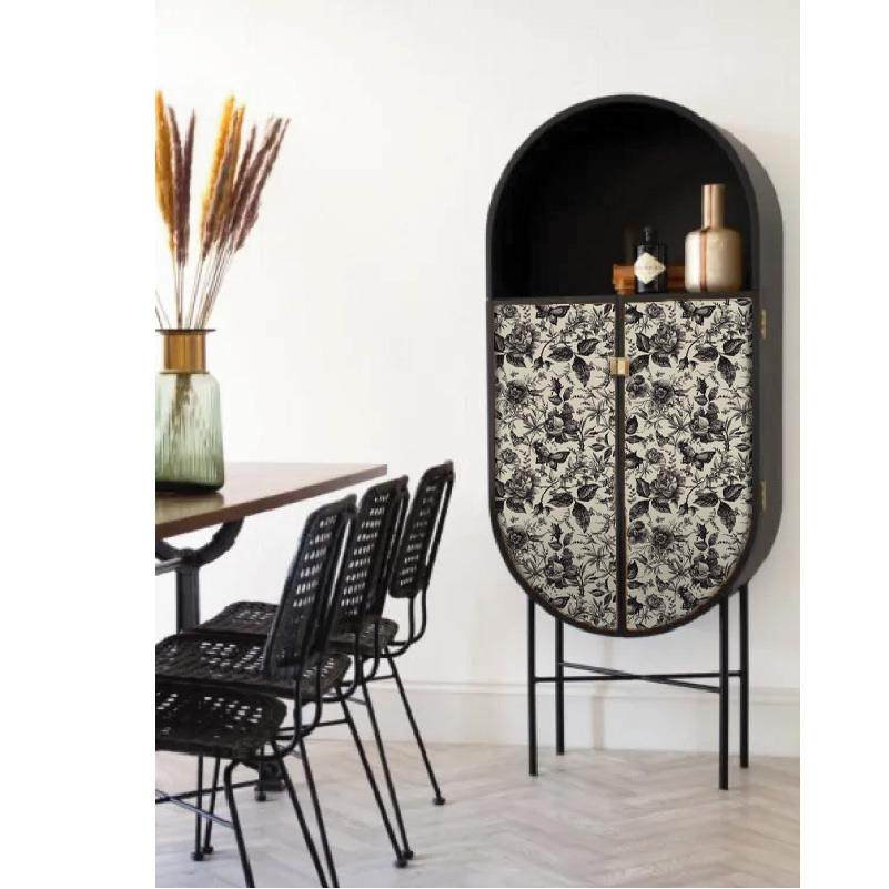 玫瑰卧室装饰房间布置衣柜贴墙贴纸自粘防水防止复古