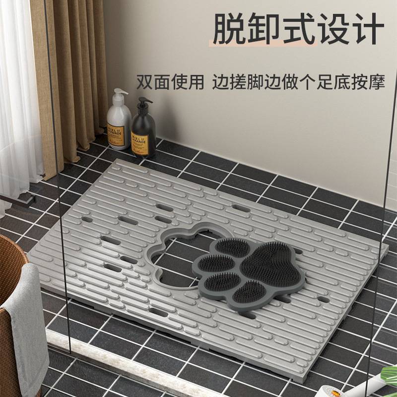 EPP猫爪按摩垫防滑垫浴室吸盘脚垫淋浴房洗澡地垫厕所卫生间防水
