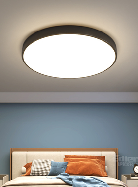 现代简约5cm纤薄吸顶灯卧室小卧过道走廊厨房LQED小型圆形中山灯