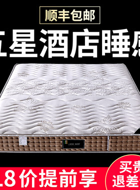 席梦思床垫软硬两用20cm厚卧室双人经济G型1.82.0米独立弹簧床