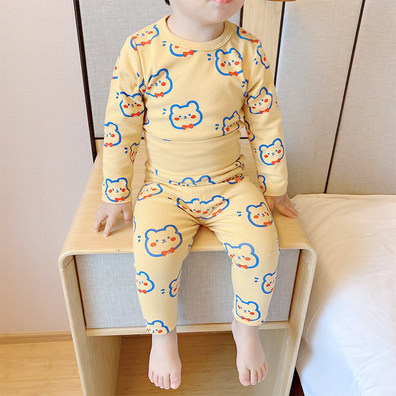 儿童秋衣秋裤套装纯棉男孩宝宝高腰护肚婴儿棉毛衫保暖女童家居服,童装/婴儿装/亲子装,内衣套装,淘宝优惠券,粉丝福利购,淘宝优惠卷