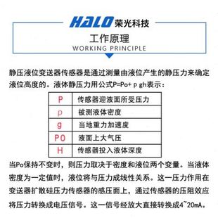 液位计Y420MA 远传液位器水位传感器静压式 投入式 液位变送器分体式