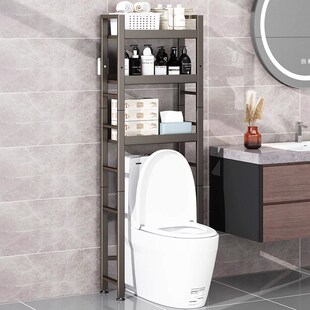 卫生间马桶置物架l高级感落地多层多功能浴室厕所后空隙上方收纳
