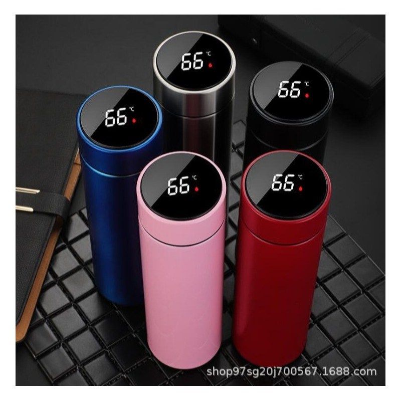 【桃桃淘好物】04温显保温杯304不锈钢礼品杯子