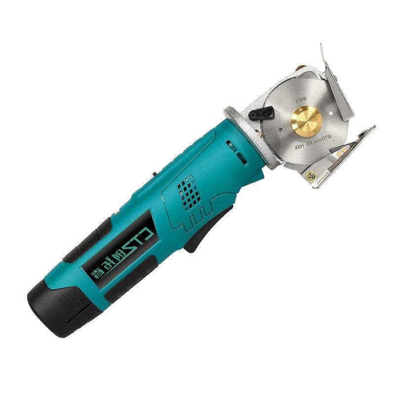 电动剪刀手持裁布充电剪刀服装地毯皮革修边裁剪切布机圆刀裁剪机