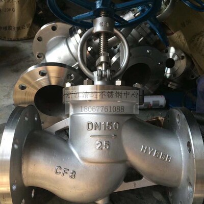 304不锈钢法兰截止阀J41W-25P-40P-64P 2.5/4.0/6.4MPA高压高温