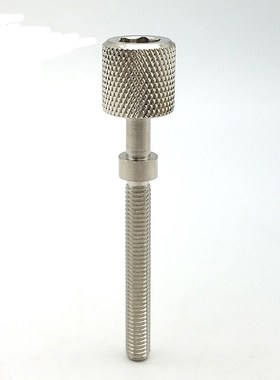 AJKTNM12/16-25~150 内六角孔旋钮型 滚花调整螺栓 粗牙镀镍PAZ32