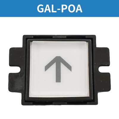 日立电梯按钮GAL-POA POB POC POD GAL-POJ大方圆形按钮电梯配件