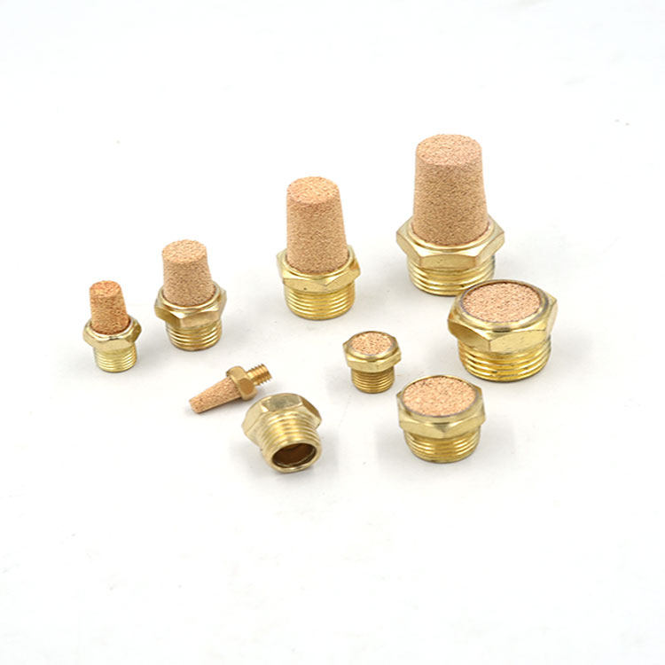 气动消声器 电磁阀210消音器SLM平头消音器 SLM01/02/03/04消音器